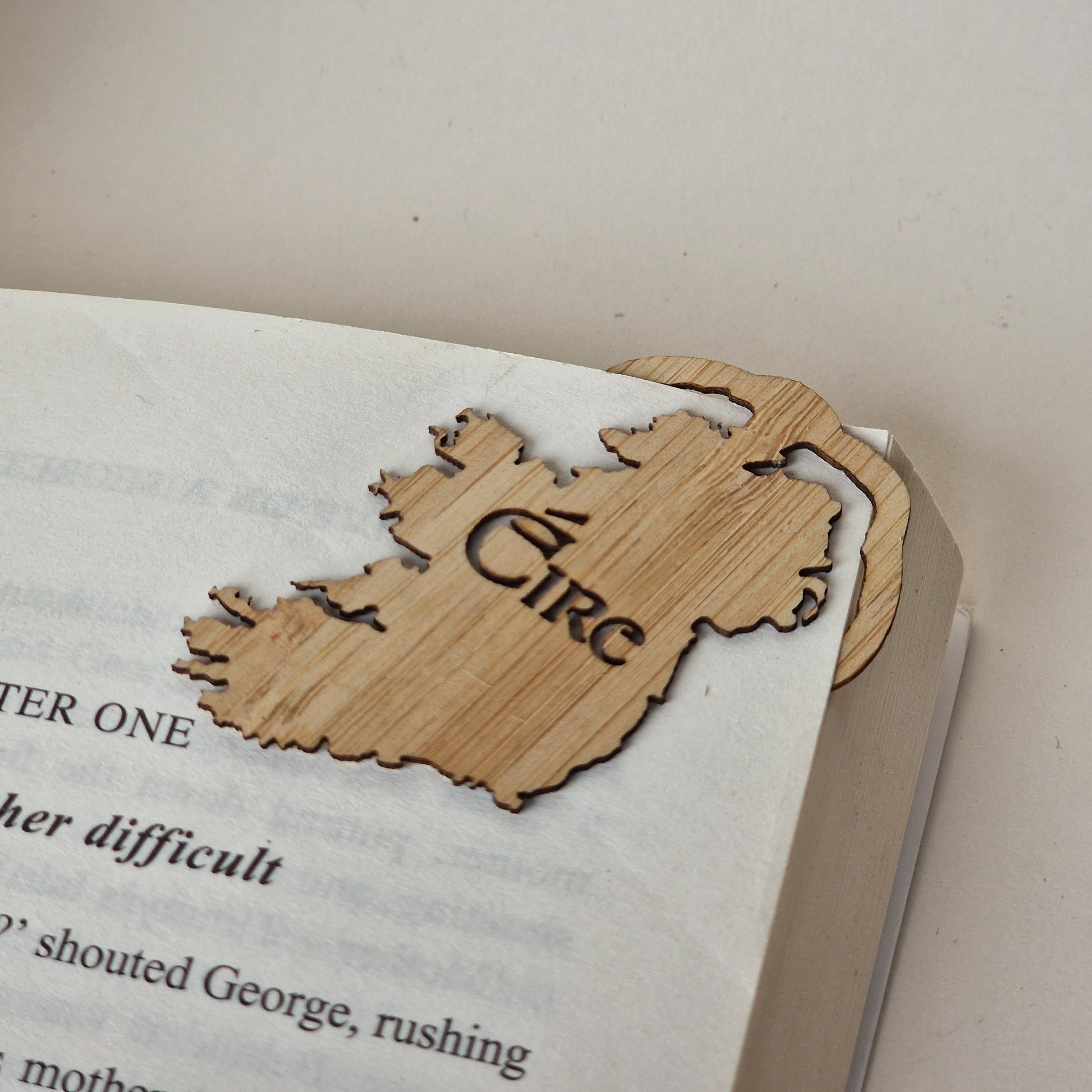 Bamboo bookmarks set of 3 Irish designs