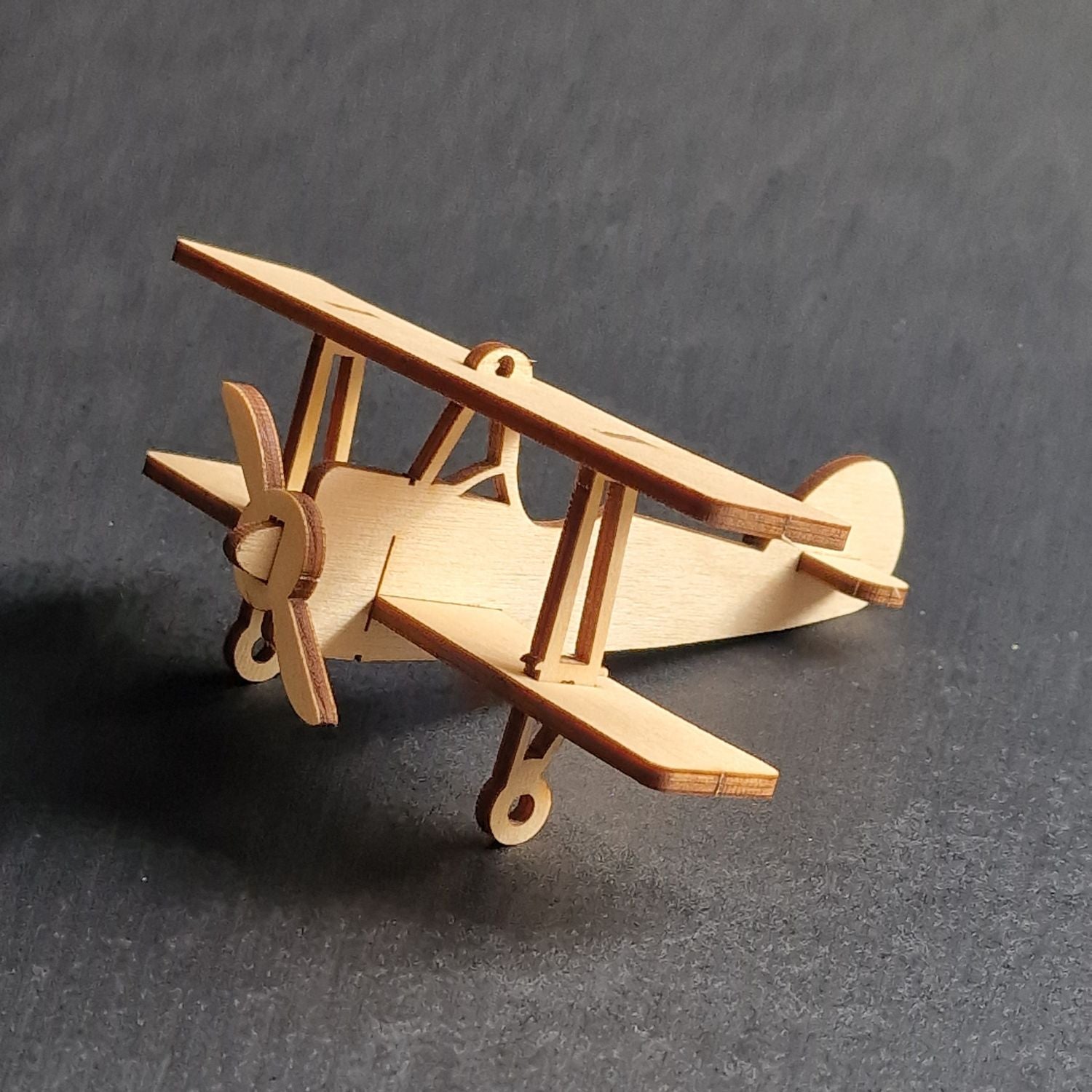 Wooden model airplane